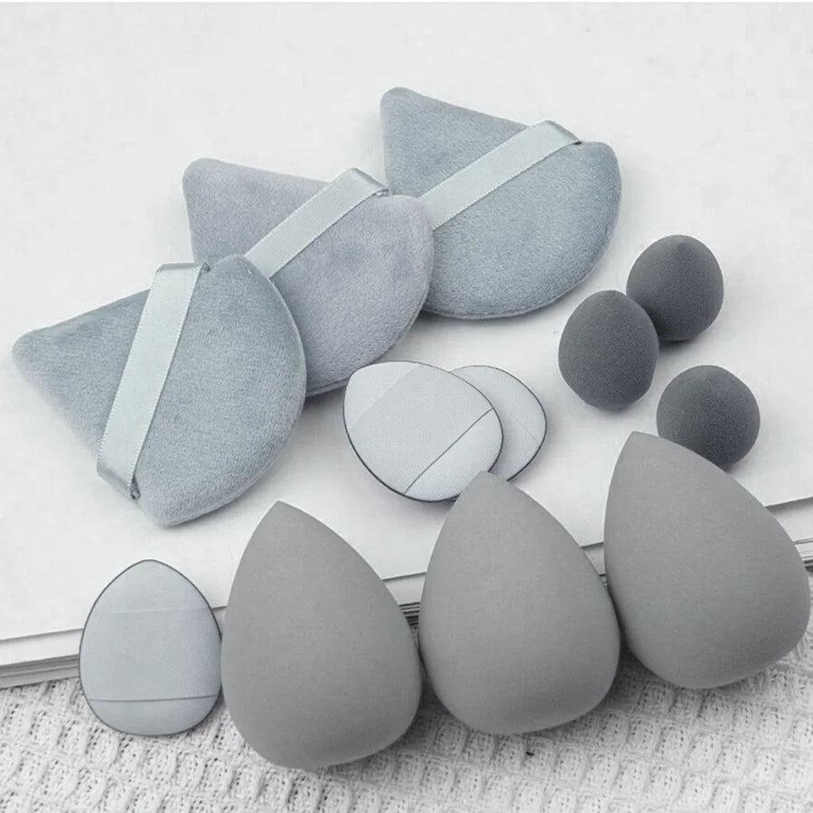 12-Piece Makeup Puff Set – Small, Medium & Large | HIP Makeup Puff Set HIP Grey