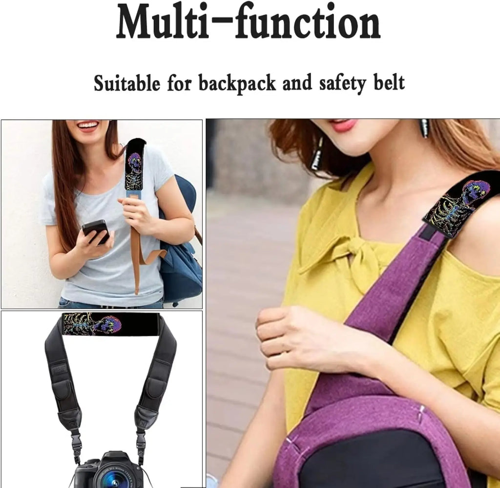 Skull Car Seat Belt Cover – Comfort Shoulder Pads for Adults Seat Belt Cover HIP