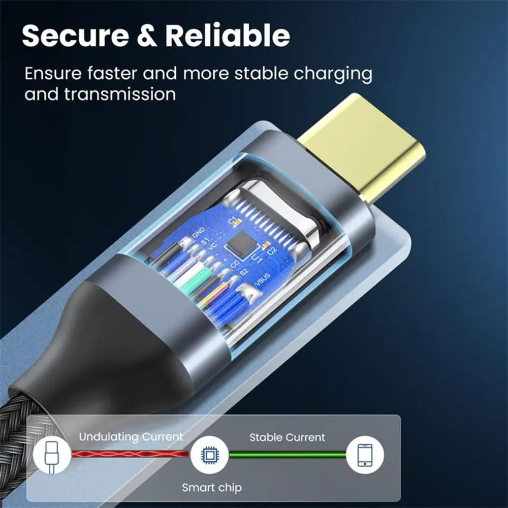 USB-C Extension Cable 4K 60Hz 100W PD Fast Charging 10Gbps USB-C Extension Cable HIP
