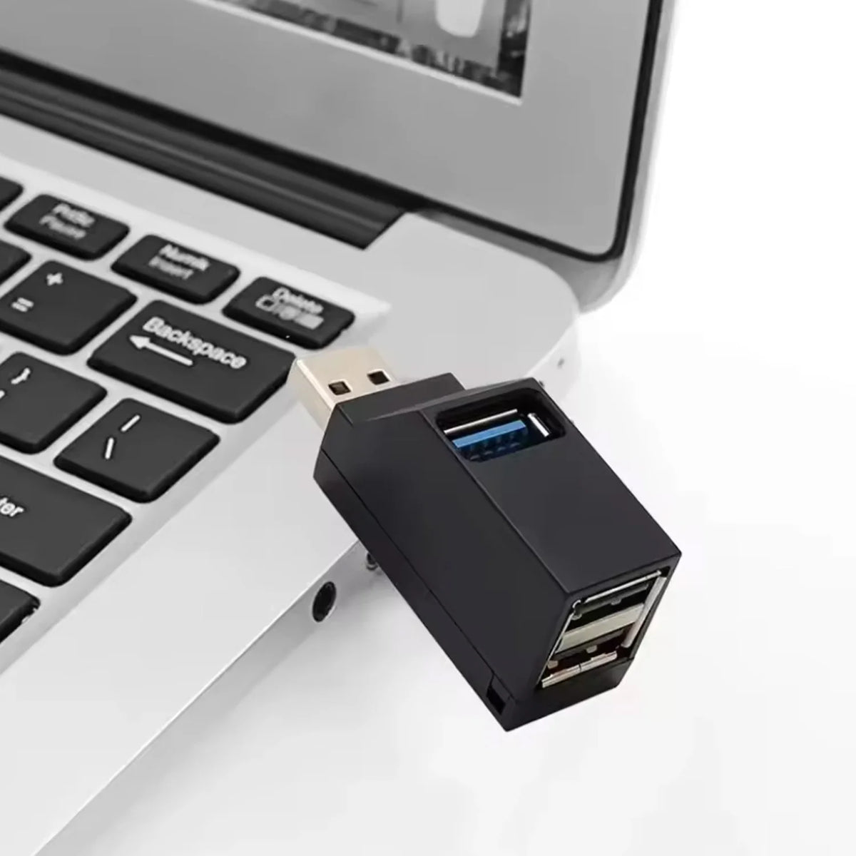 USB 3.0 Hub – 1 to 3 Port Mini Splitter Adapter for PC & Laptop USB Hub Adapter HIP