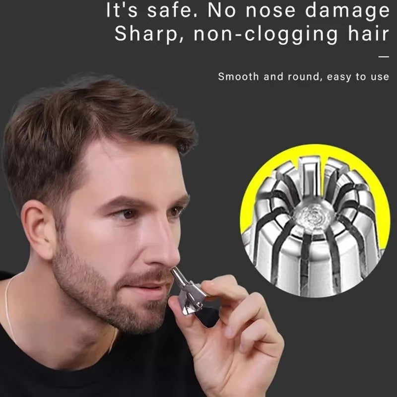 Manual Nose Hair Trimmer – Stainless Steel & Waterproof | HIP Nose Hair Trimmer HIP