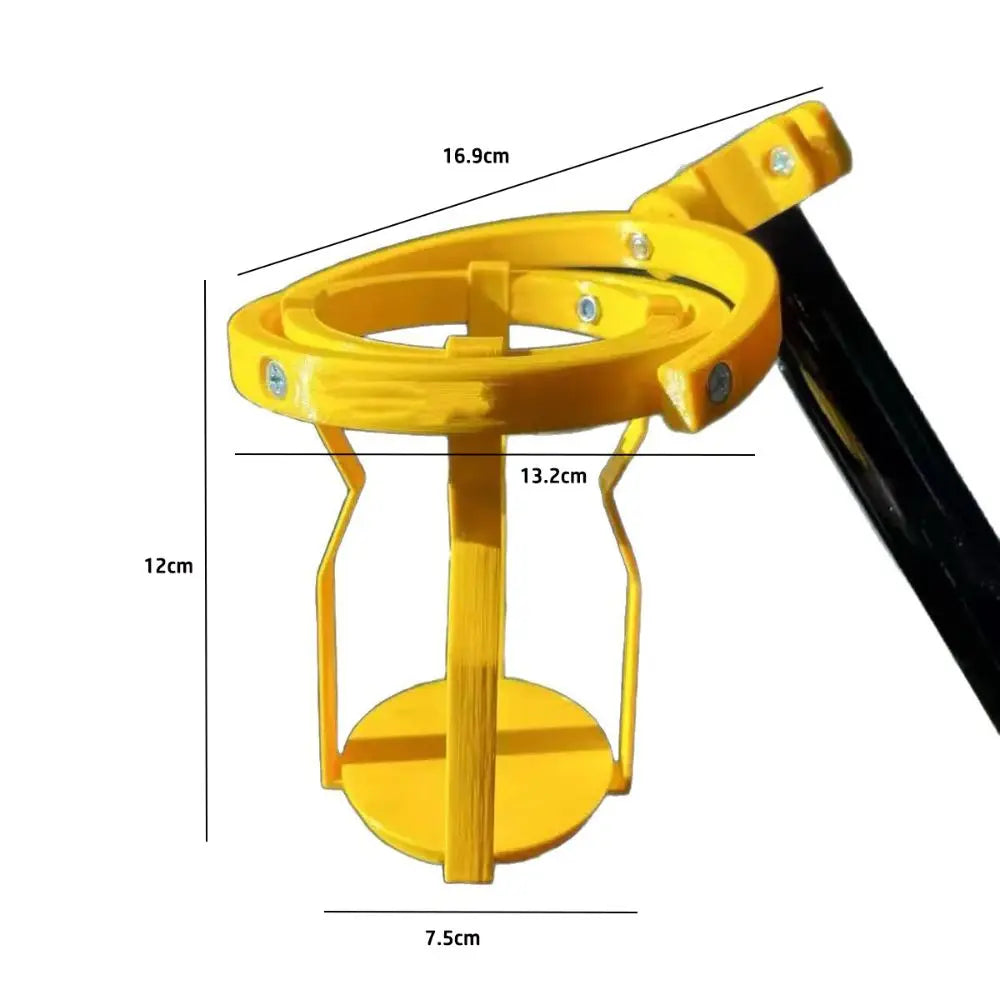 Gyroscopic No-Spill Cup Holder – Self-Leveling Motorcycle Clamp Motorcycle Cup Holder HIP