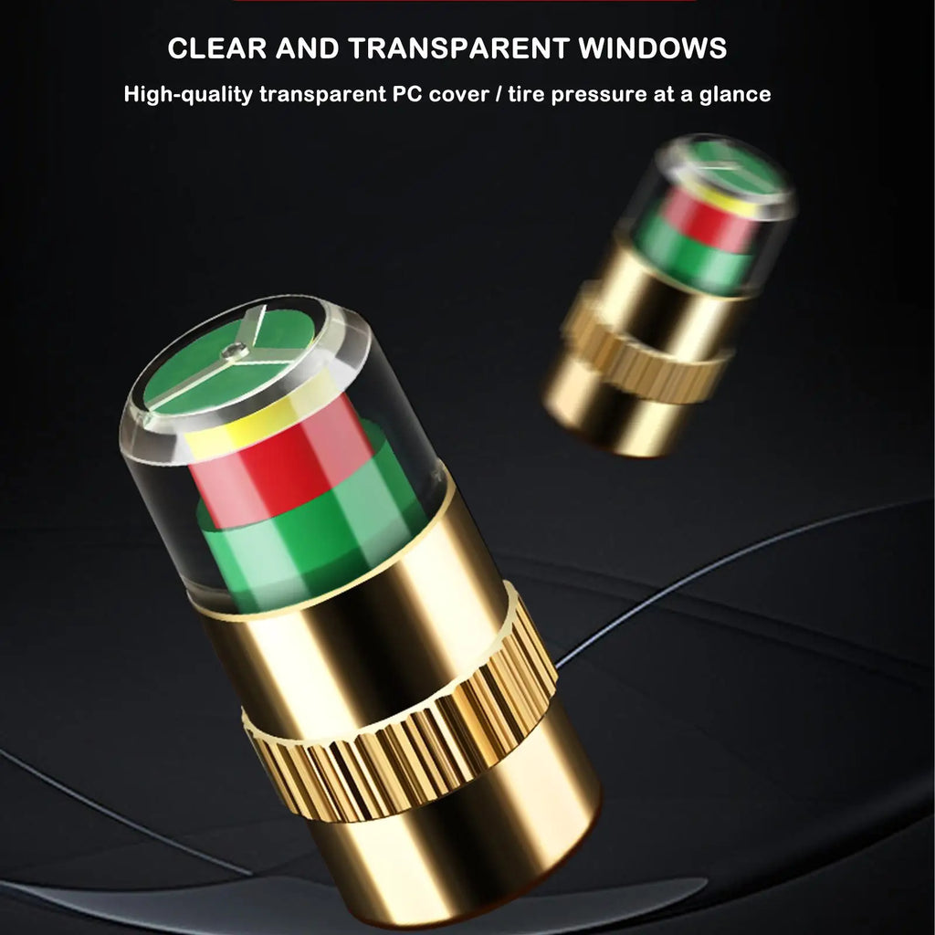 Car Tire Pressure Guage Valve Cap Sensor Indicator Alert Monitoring Tool Motorcycle Tyre Monitor Valve Diagnostic Tool Kit HIP