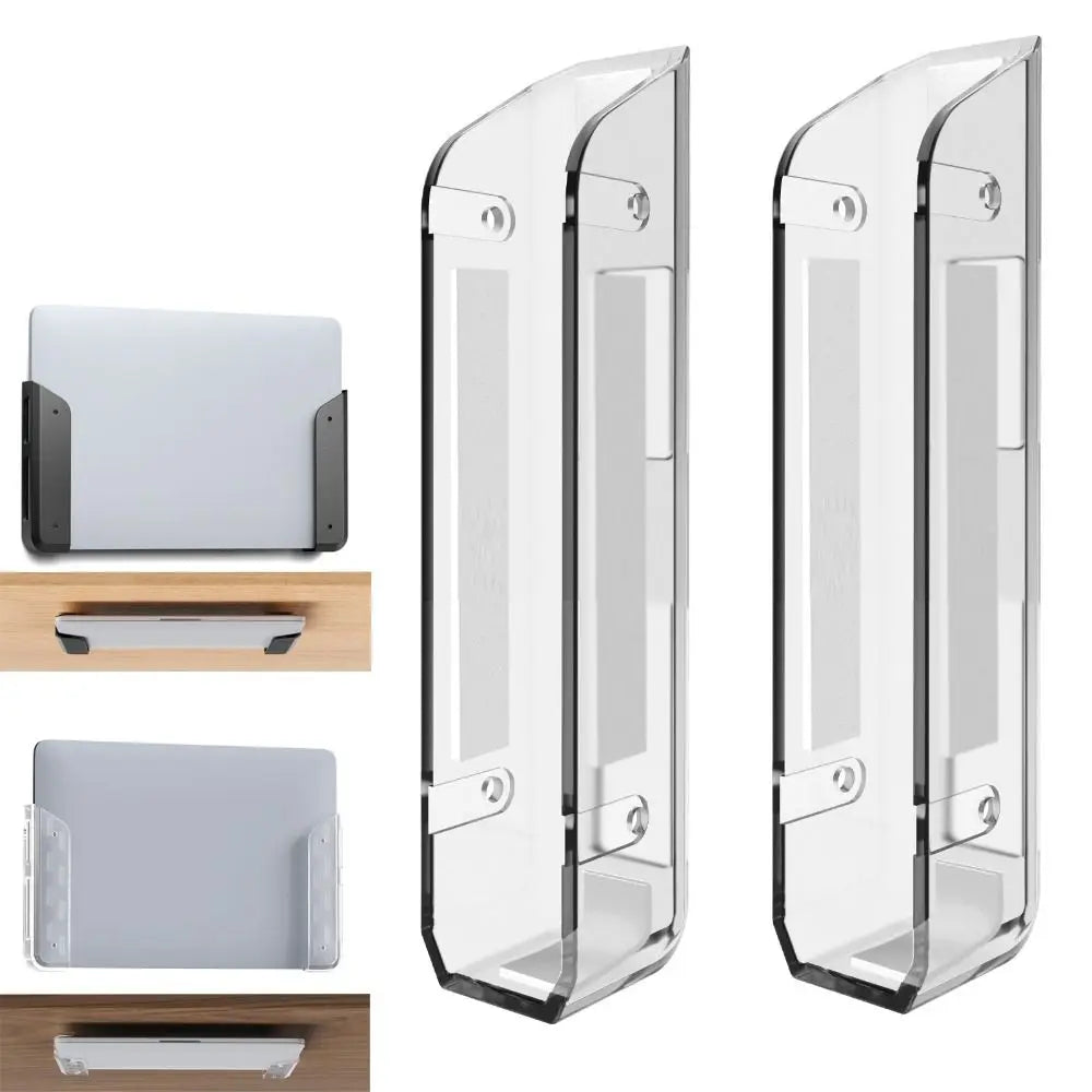 Wall & Under-Desk Laptop Mount – Adhesive or Screw-In Laptop Wall Mount HIP