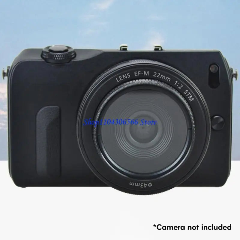 EW-43 Aluminum Lens Hood & Cap for Canon EF-M 22mm f/2 STM Camera Lens Hood HIP