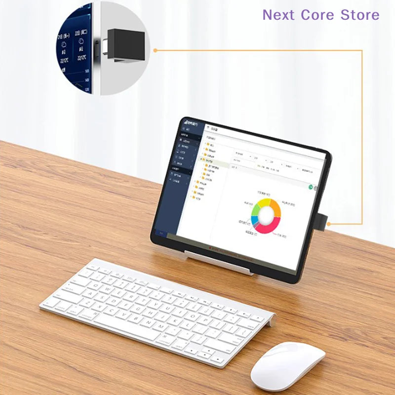 90° Right Angle USB-C to USB-A 3.0 Adapter | 10Gbps USB Adapter HIP