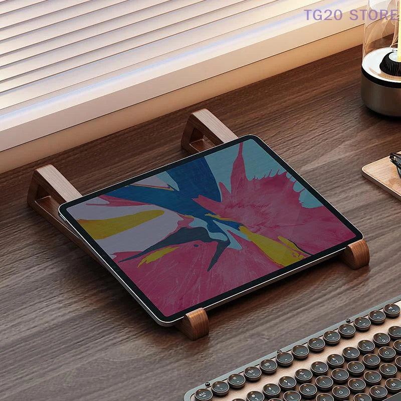 Foldable Bamboo Laptop Stand – Ergonomic 12° Cooling Design Laptop Stand HIP