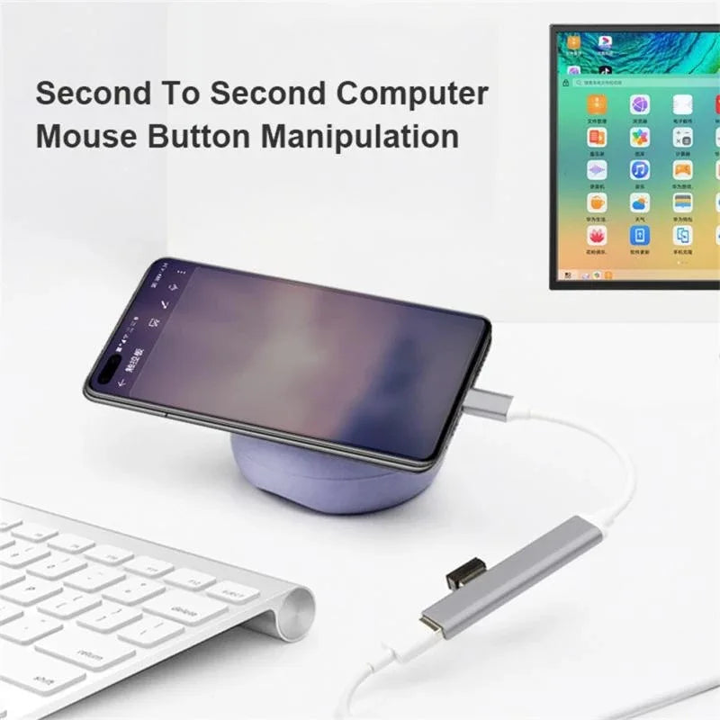 SEamopar USB-C Multi-Port Hub – Aluminum Splitter for Laptops USB-C Hub HIP