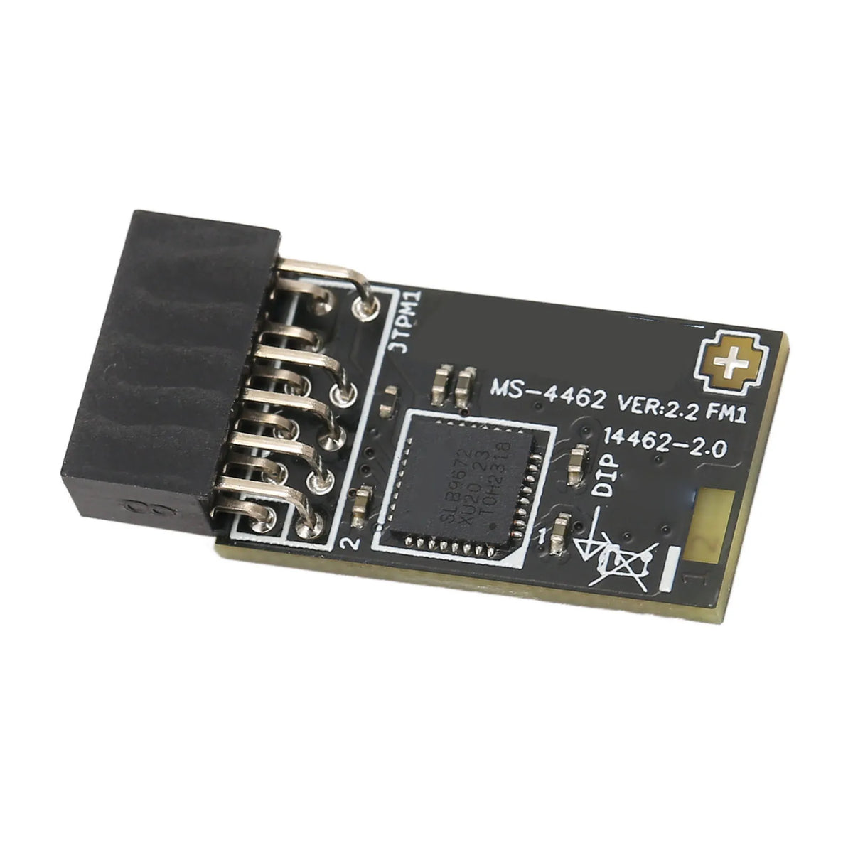 TPM Encryption Security Module SPI 12‑1Pin TPM2.0 Module Replacement Stable Performance Secure Storage for B550 Motherboards HIP