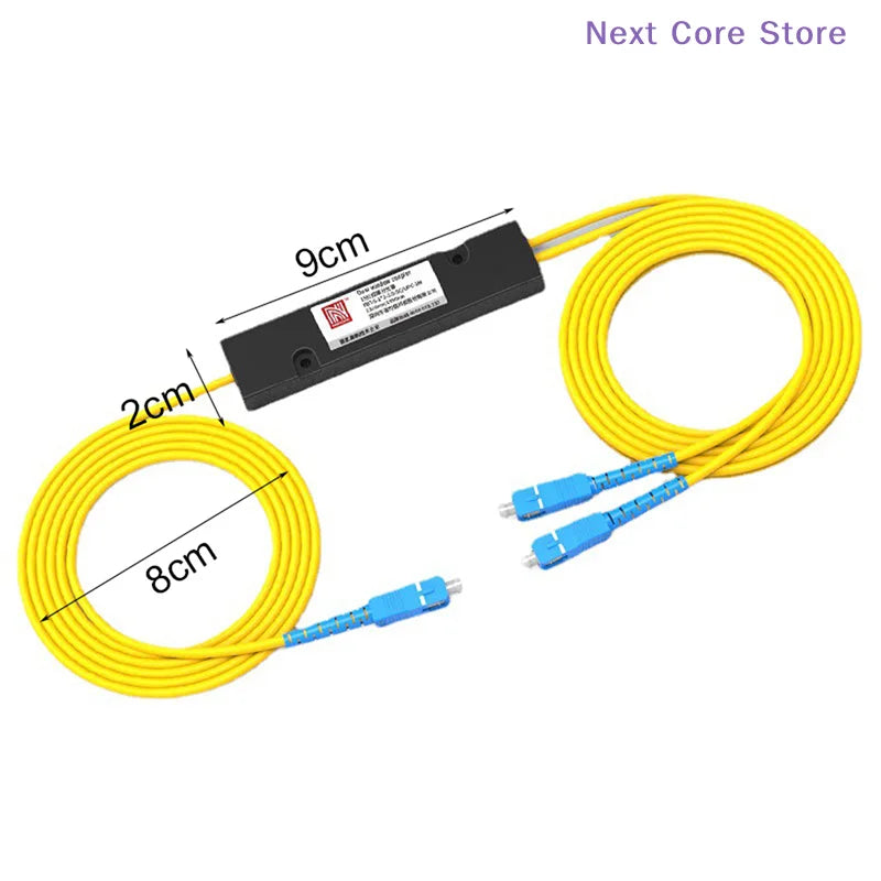 APC/UPC 1x2 PLC Singlemode Fiber Optic Splitter Fiber Optic Splitter HIP