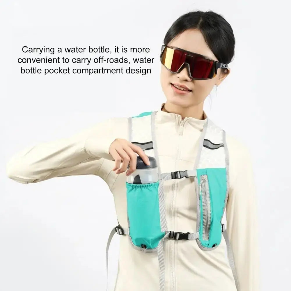 Waterproof Running Vest – Hydration Pocket & Reflective Strips Running Hydration Vest HIP