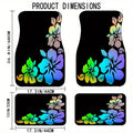 4-Piece Floral Car Floor Mats – All-Season Universal Fit Car Floor Mats HIP 1