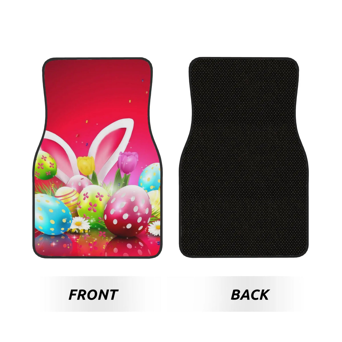 Easter Bunny Car Floor Mats Set of 4 – Festive Design Car Floor Mats HIP