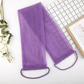 Africa Net Bath Towel Practical Painless Exfoliating Bath Towel Sauna Bath Towel Rubbing Back Strip Cleansing Skin Shower Puff HIP Purple