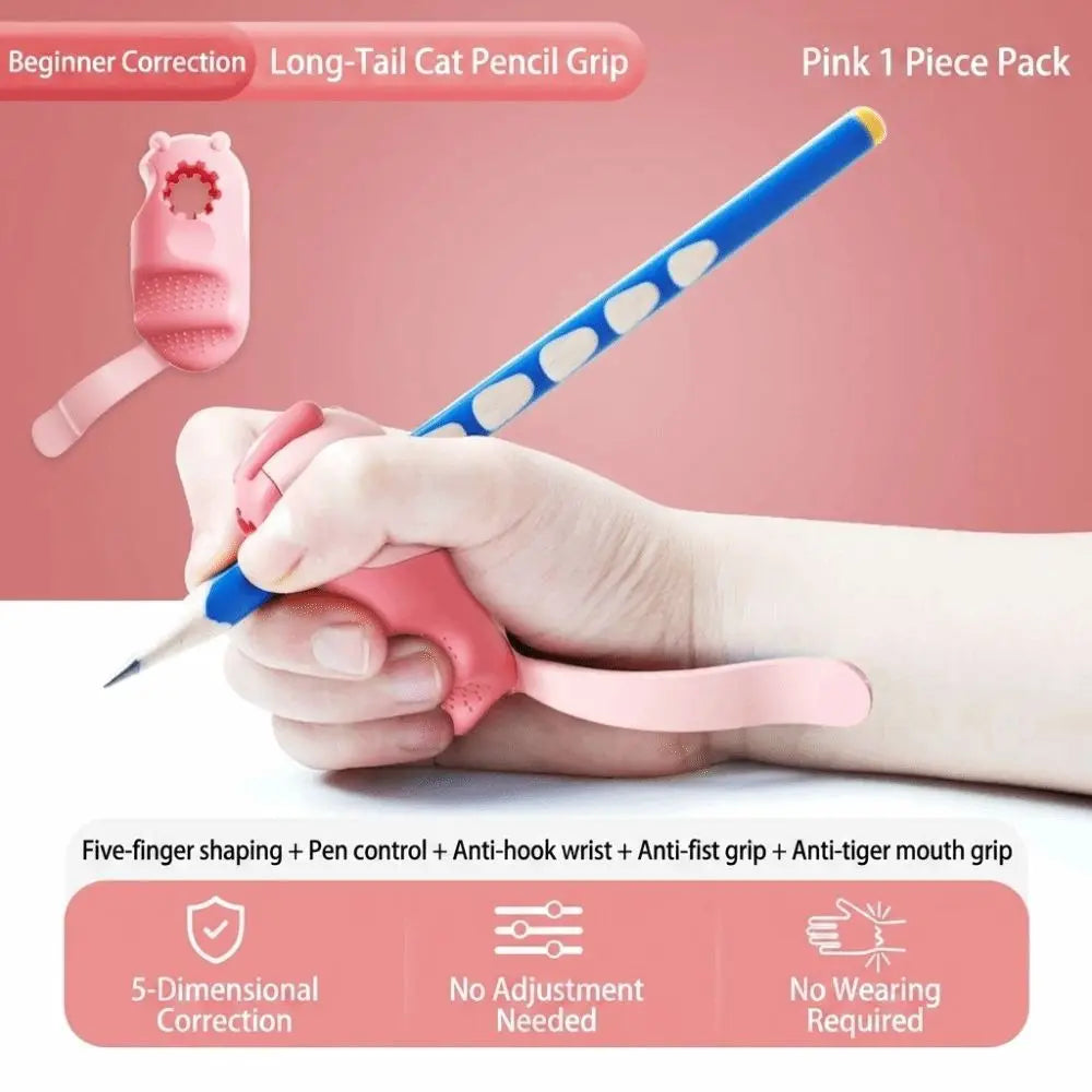 Wrist Posture Corrector Pencil Grip for Kids | Writing Aid Pencil Grip Aid HIP