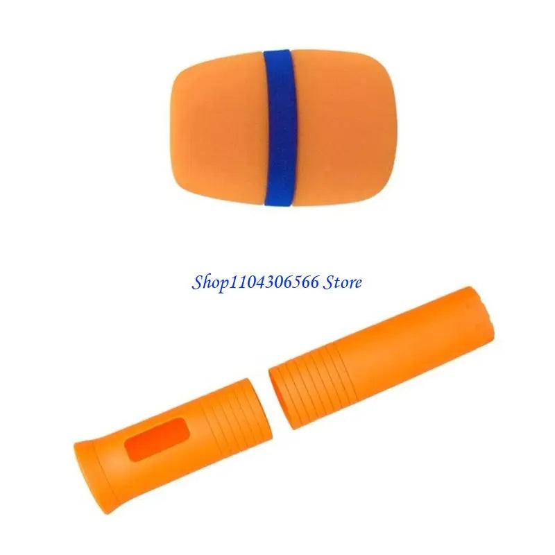 Silicone Microphone Handle Cover & Foam Windscreen Microphone Accessory HIP