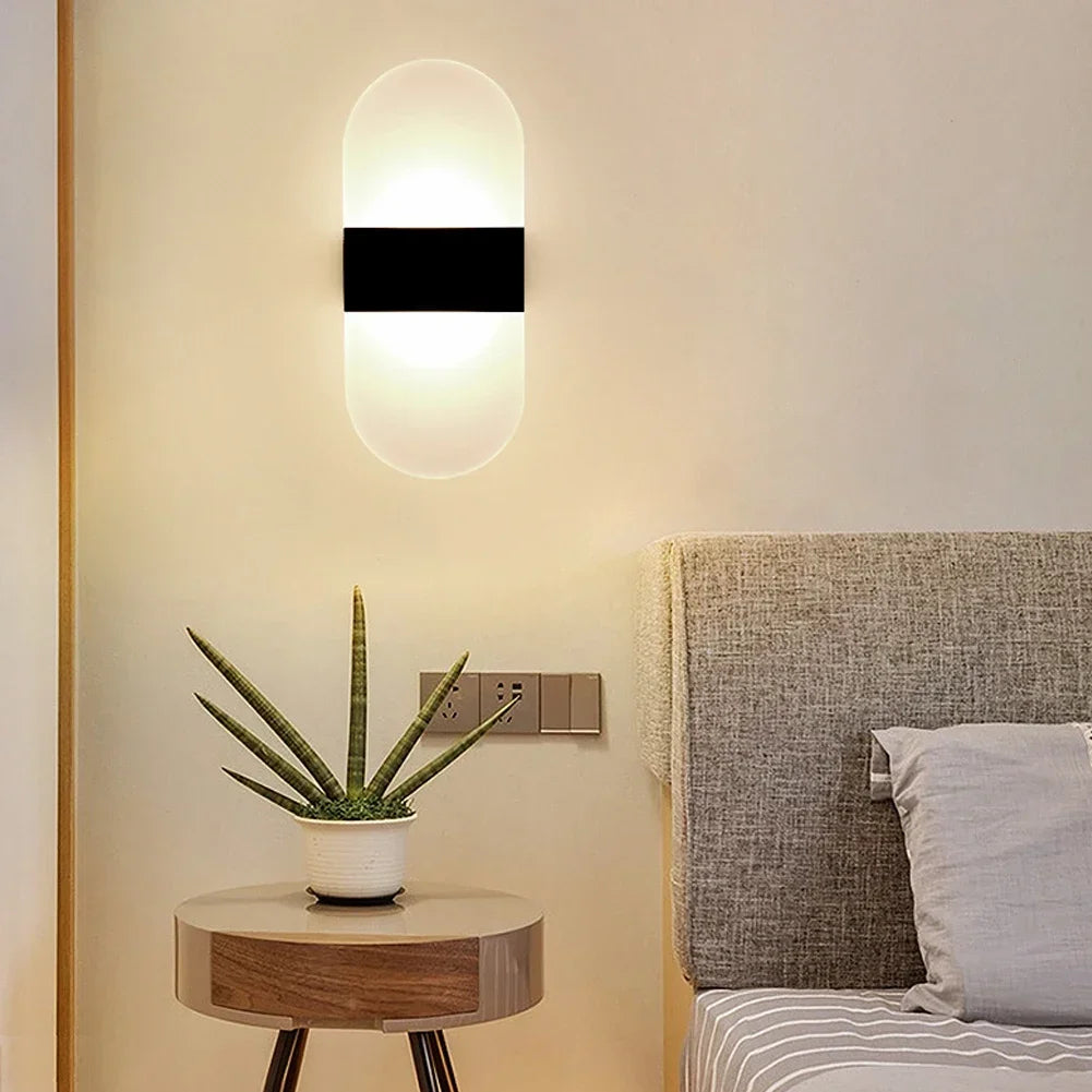 USB Rechargeable Wall Lights Home Indoor Motion Sensor Lighting Bedroom Bedside Lamp Corridor Stairway Decor Lights Wall Lamp HIP