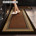 Waterproof PVC Leather Kitchen Floor Mat – Non-Slip Houndstooth Kitchen Floor Mat HIP GU6675-P 1pc 140x200cm