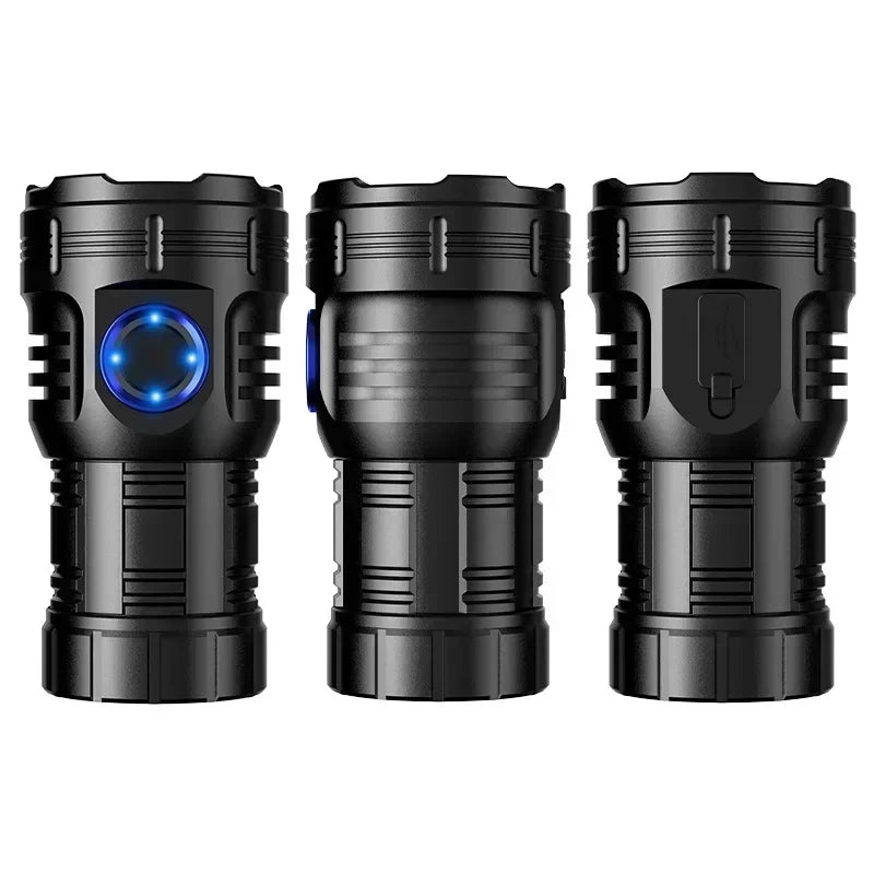 ESMARTER LED Flashlight USB-C Rechargeable – Waterproof Torch LED Rechargeable Flashlight HIP