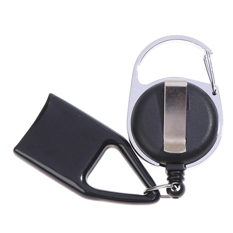 Silicone Lighter Leash Retractable Keychain Clip Holder Lighter Keychain Holder HIP Onesize