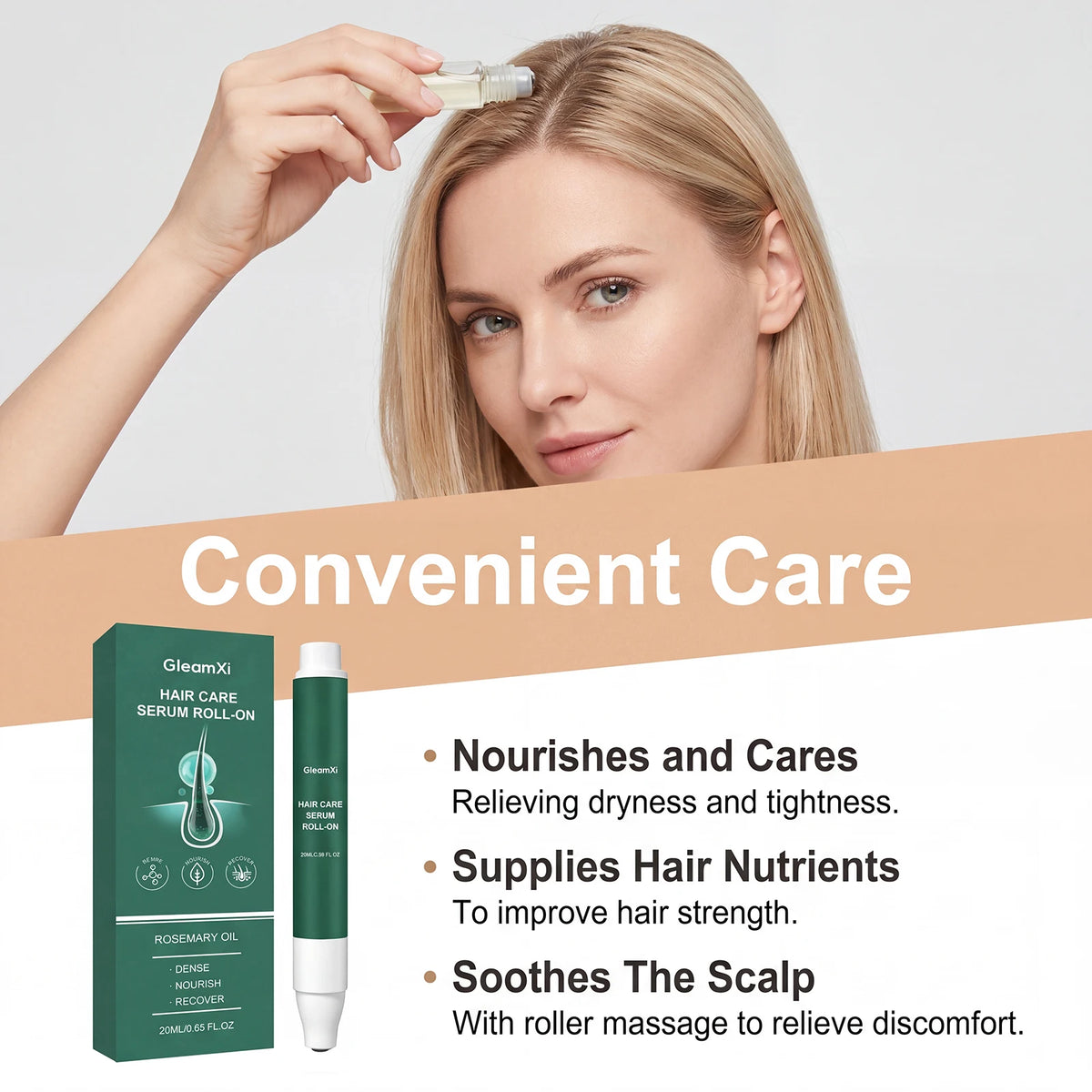Biotin Volumizing Shampoo & Scalp Serum Set for Fine Hair Hair Care Set HIP