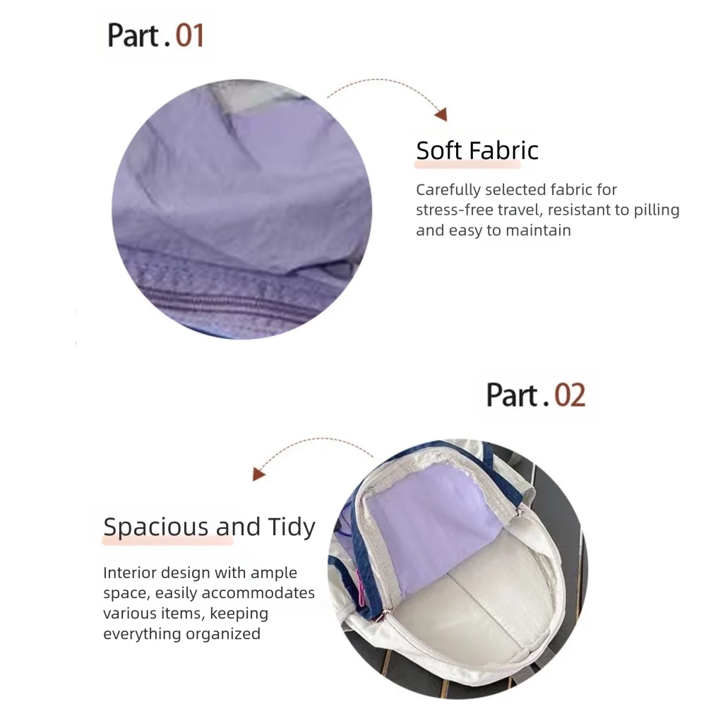 Fashion Lightweight Mini Nylon Backpack – School & Travel Mini Backpack HIP