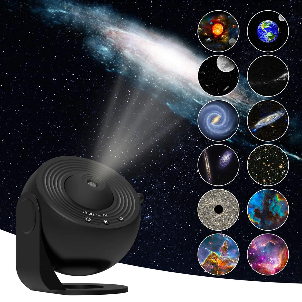 Planetarium Projector Galaxy Projector Star Projector 13 Sheets Of Film Meet Fantasy of Starry Sky Extreme Romantic For Bedroom HIP