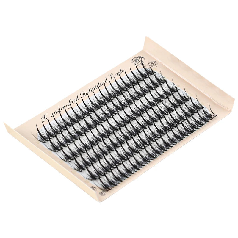 YSDO 246 Bundles Manga Natural Eyelash Extension Faux Mink Eyelashes Individual 9/10/11/12MM Lashes Makeup Cilia False Eye Lash HIP