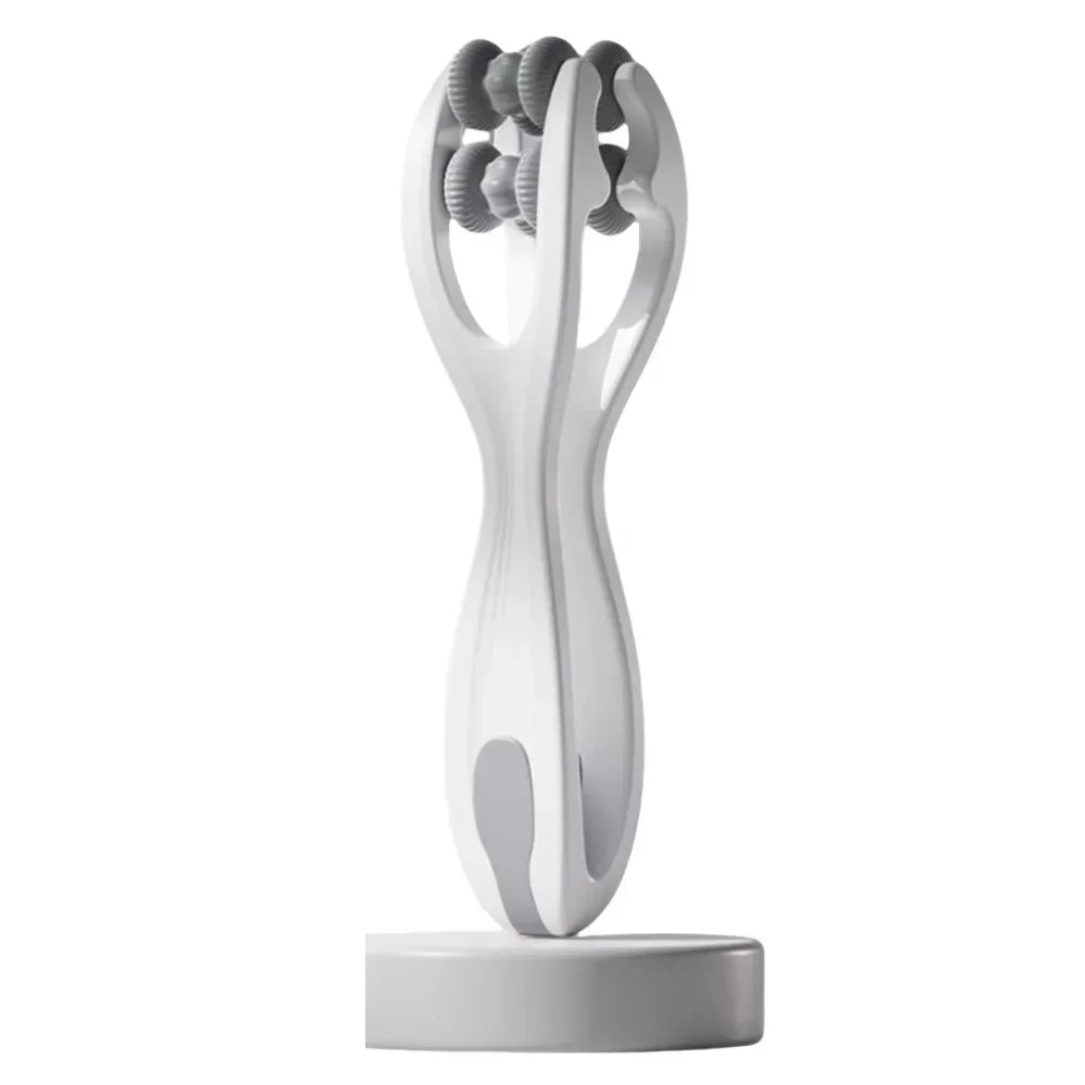 RUZOFO Dual-Row Roller Finger Massager – Portable Hand Tool Finger Roller Massager HIP C744-Gray-1pcs