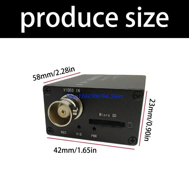 4-in-1 Analog to Network Converter H.265 RTSP – CVBS AHD TVI Video Signal Converter HIP