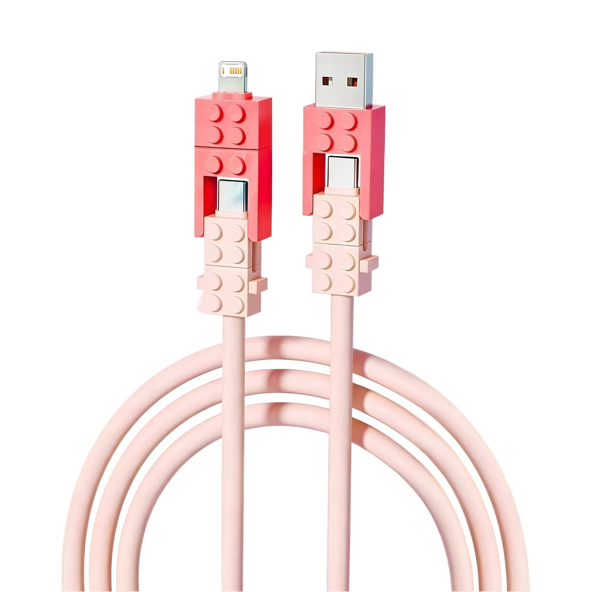 2-in-1 Fast Charge Cable USB-C to C & Lightning | Fireurus USB Charging Cable HIP
