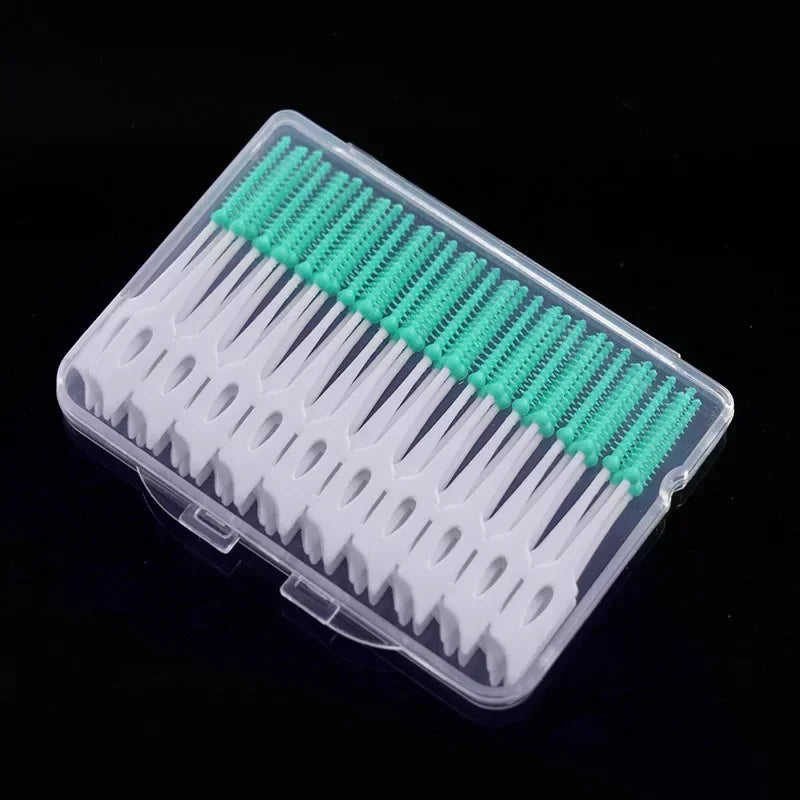 RUZOFO Interdental Silicone Brushes 40–200pcs | Oral Care Interdental Brush HIP