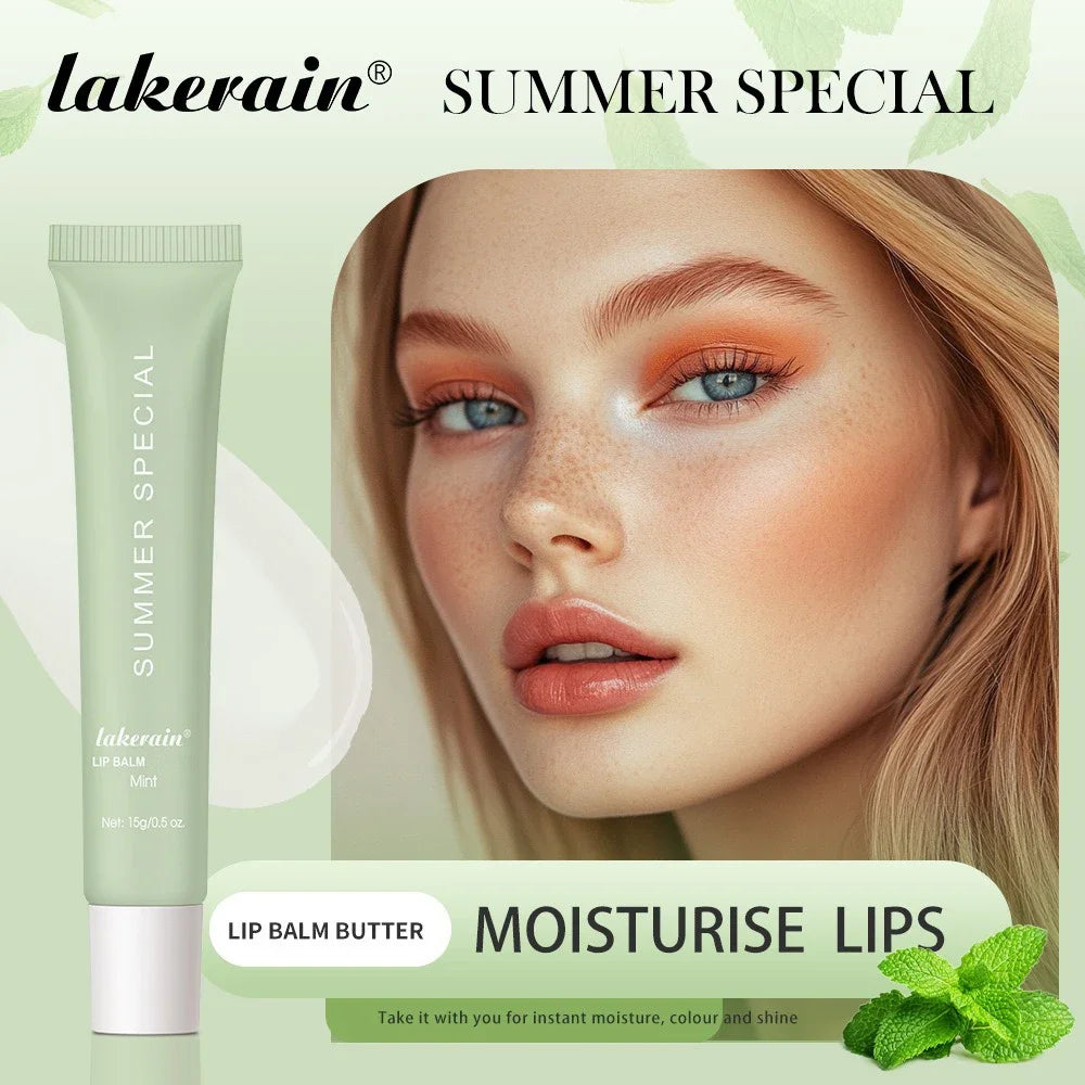 Deep Moisturizing Lip Balm Lip Gloss Long-lasting Liquid Lipstick Transparent Coffee Color Nourishing Reduce Lip Lines Lips Care HIP