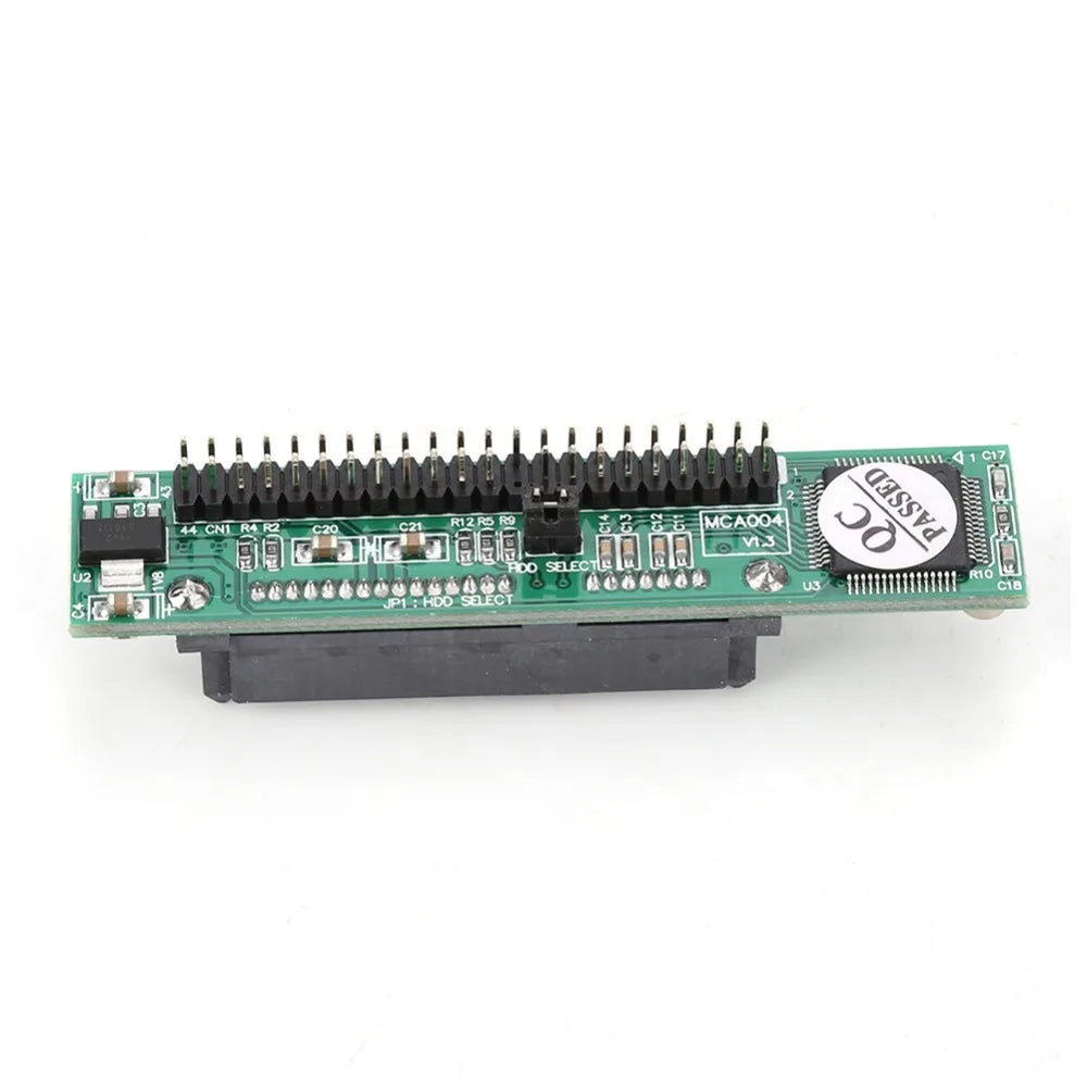 2.5" SATA to IDE 44-Pin Adapter Card – Hard Drive Converter Hard Drive Adapter HIP green