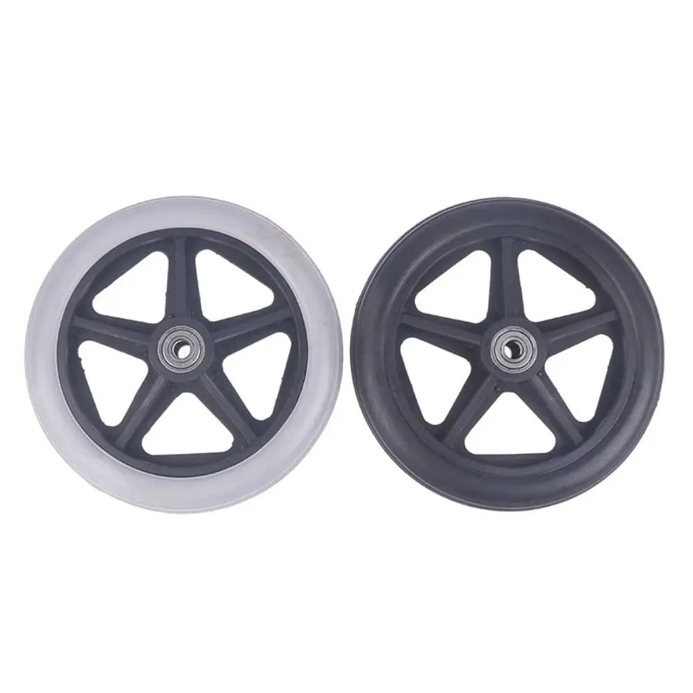 6/7/8 Inch Wheelchair Front Castor Solid Tire Replacement Wheel Wheelchair Castor Wheel HIP
