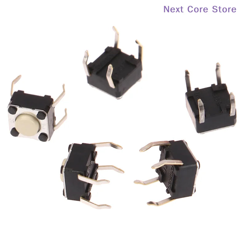 5-Pack Tactile Micro Switch Push Buttons for Mouse Repair Mouse Micro Switch HIP