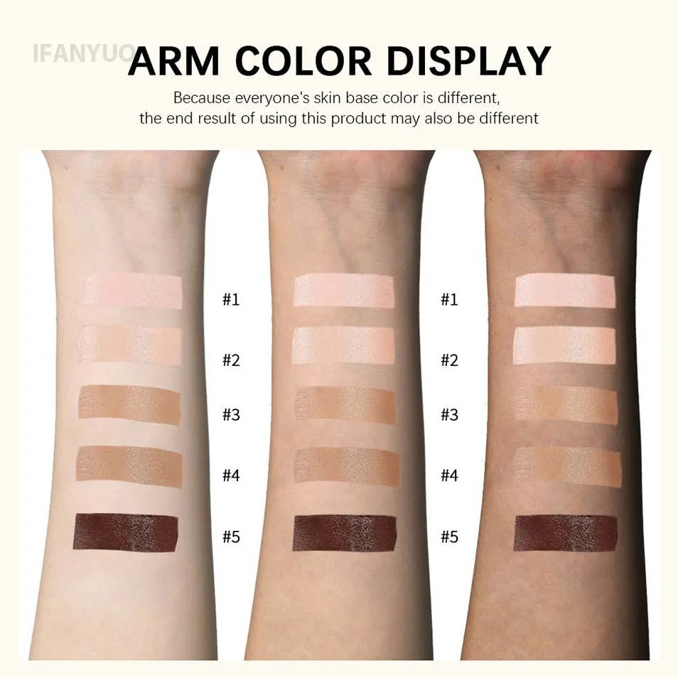 Soft Matte Foundation Light Natural BB Cream Concealer Moisturizing Face Brighten Makeup Base Long-lasting Coverage Cosmetic HIP