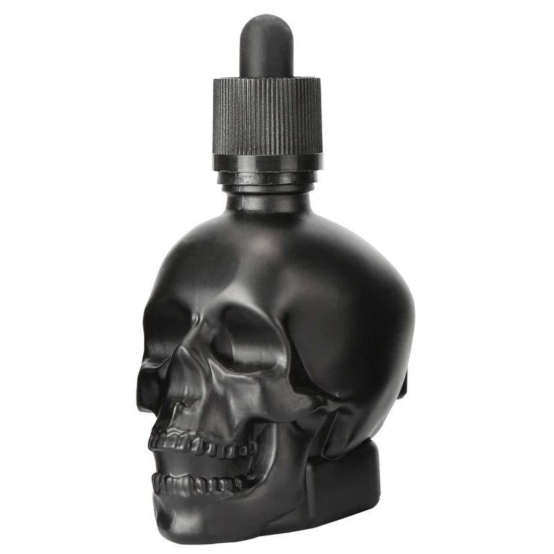 Skull Glass Bitters Dropper Spray Bottle 30/60/120ml Glass Bitters Bottle HIP