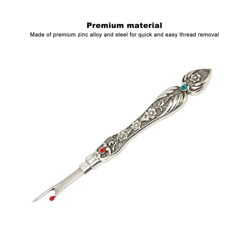 Seam Rippers Vintage Seam Rippers Rust Proof Multi Purpose Practical Sewing Seam Rippers for Household Silver Embroidery Remover HIP