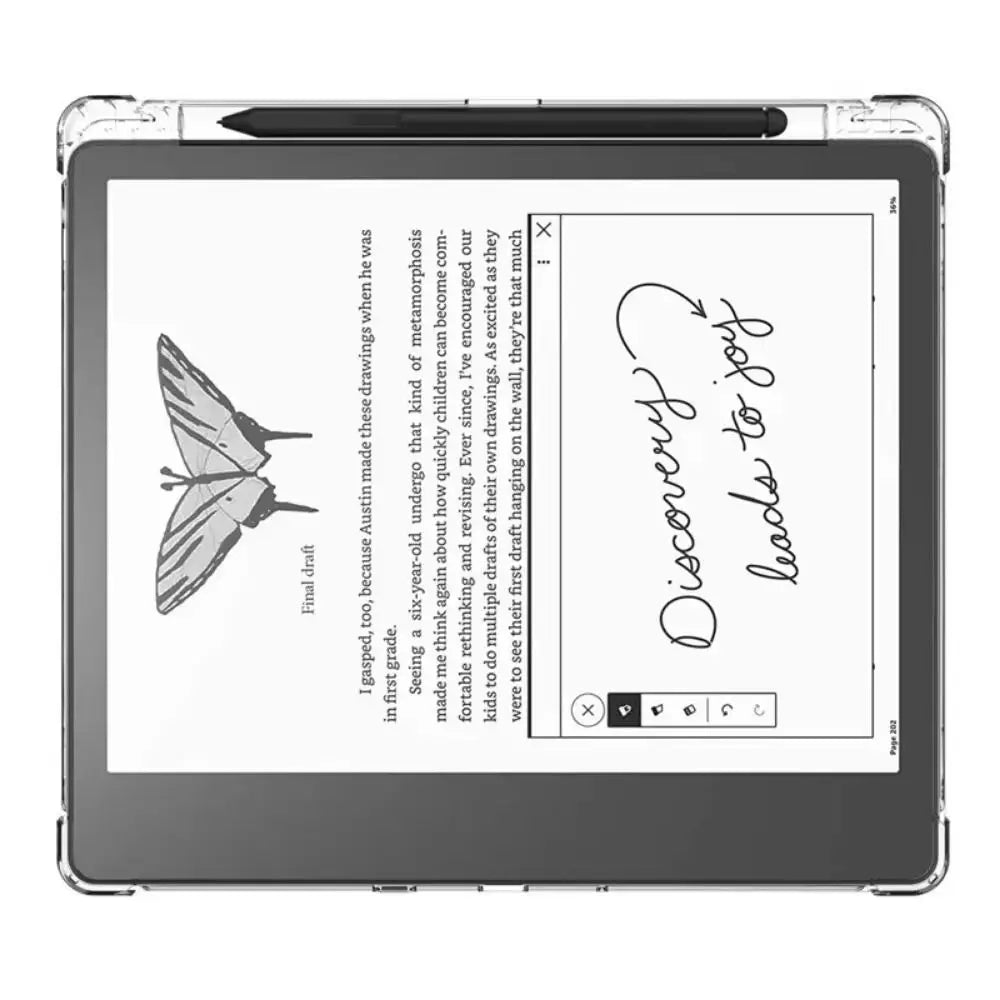 Kindle Scribe 2nd Gen 2024 10.2" Shockproof TPU Clear Case Tablet Protective Case HIP