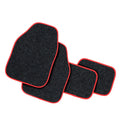 Universal PVC Flocking Car Floor Mats – Waterproof Non-Slip Car Floor Mats HIP A Red border