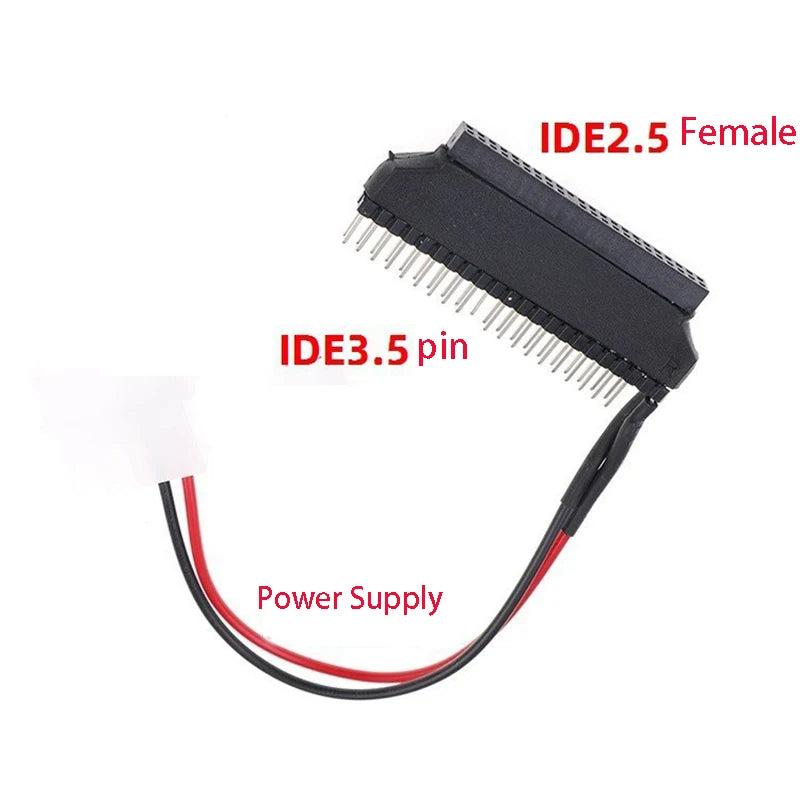 IDE 2.5" to 3.5" HDD Adapter – 44 PIN to 40 PIN Converter Hard Drive Adapter HIP