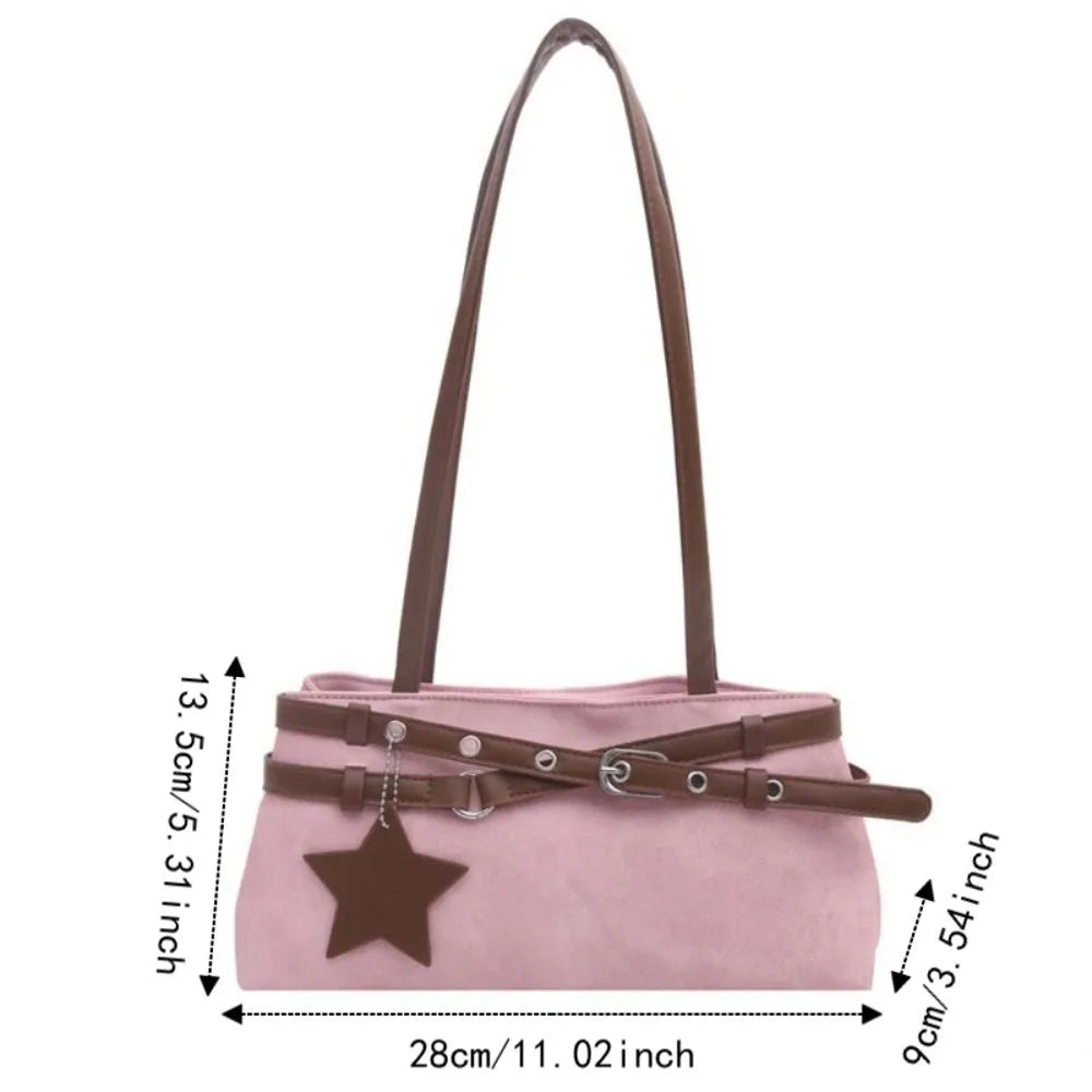 Women's PU Leather Shoulder Bag – Large Capacity Handbag PU Leather Shoulder Bag HIP