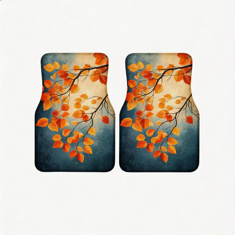 4-Piece Halloween Print Car Floor Mats – Universal SUV Fit Car Floor Mats HIP