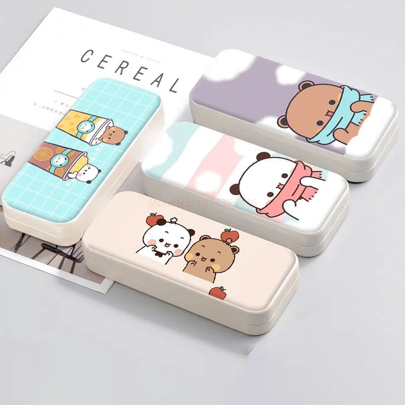 Panda Bubu & Yier Glasses Case – Portable, Drop-Resistant Eyeglasses Storage Case HIP