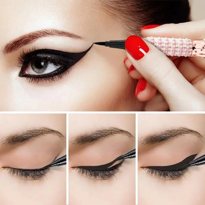 QIC Waterproof Black Liquid Eyeliner Pen – 12Hr Wear Liquid Eyeliner Pen HIP