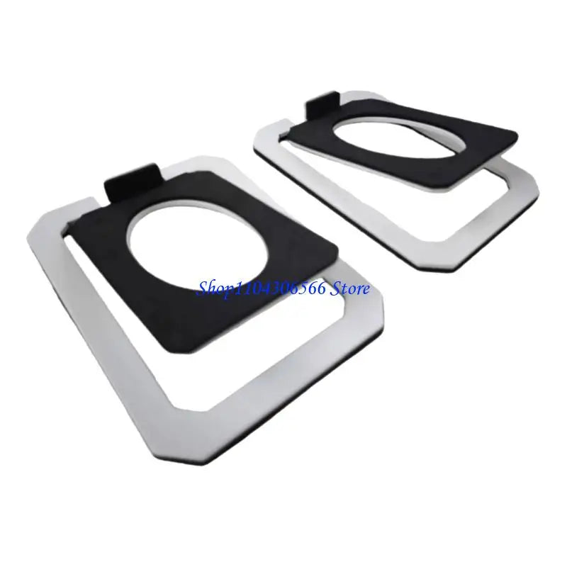 Anti-Vibration Desktop Speaker Stands – Metal & Sponge (2-Pack) Speaker Stand HIP White CN