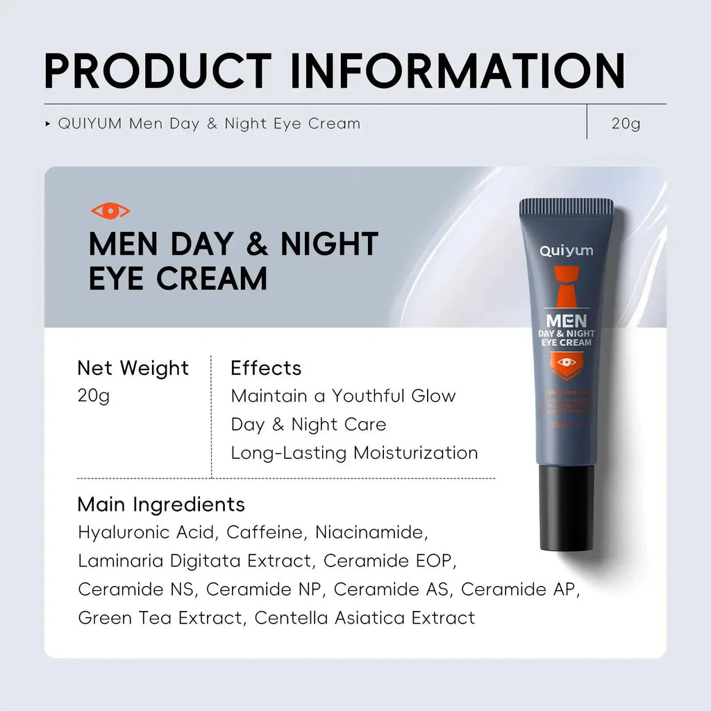 LAIKOU Men's Eye Cream – Hydrating, Firming & Anti-Aging Men's Eye Cream HIP
