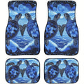 Turtle Flowers Car Floor Mats – 4-Piece All Weather Set Car Floor Mats HIP black