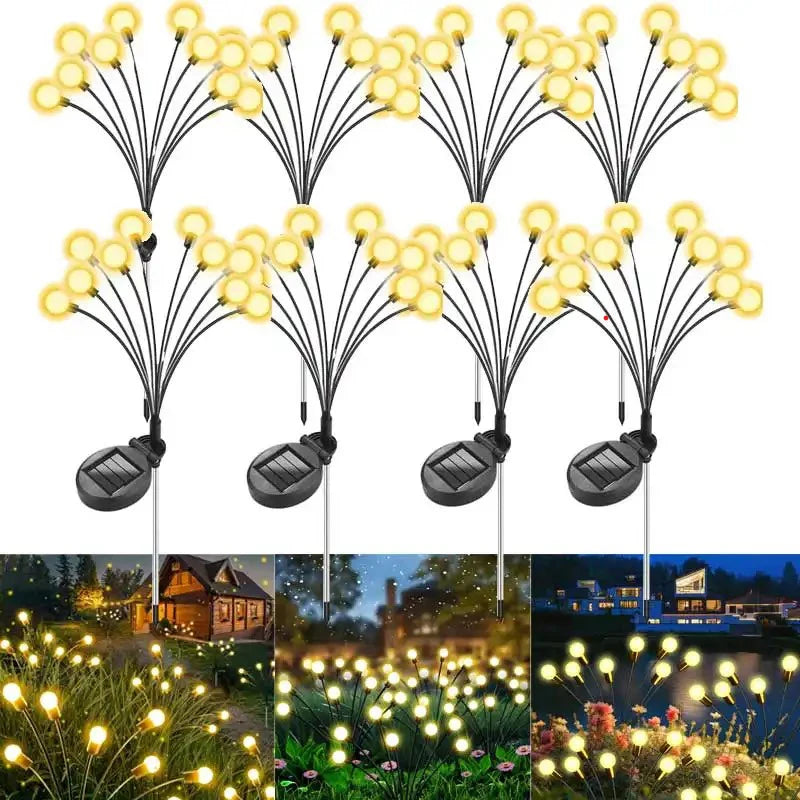 Solar Firefly Swaying Garden Lights – Yard & Pathway Decor Solar Garden Light HIP